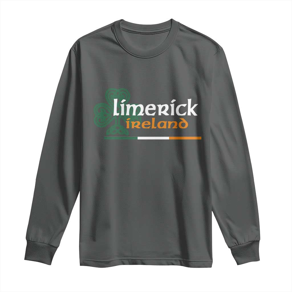 Limerick Ireland Long Sleeve Shirt Irish City Souvenir St Patricks Day Celtic Shamrock