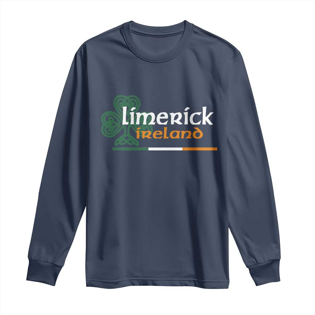 Limerick Ireland Long Sleeve Shirt Irish City Souvenir St Patricks Day Celtic Shamrock