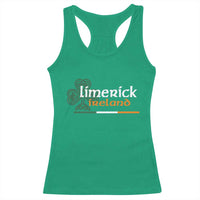 Limerick Ireland Racerback Tank Top Irish City Souvenir St Patricks Day Celtic Shamrock