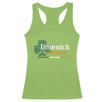 Limerick Ireland Racerback Tank Top Irish City Souvenir St Patricks Day Celtic Shamrock