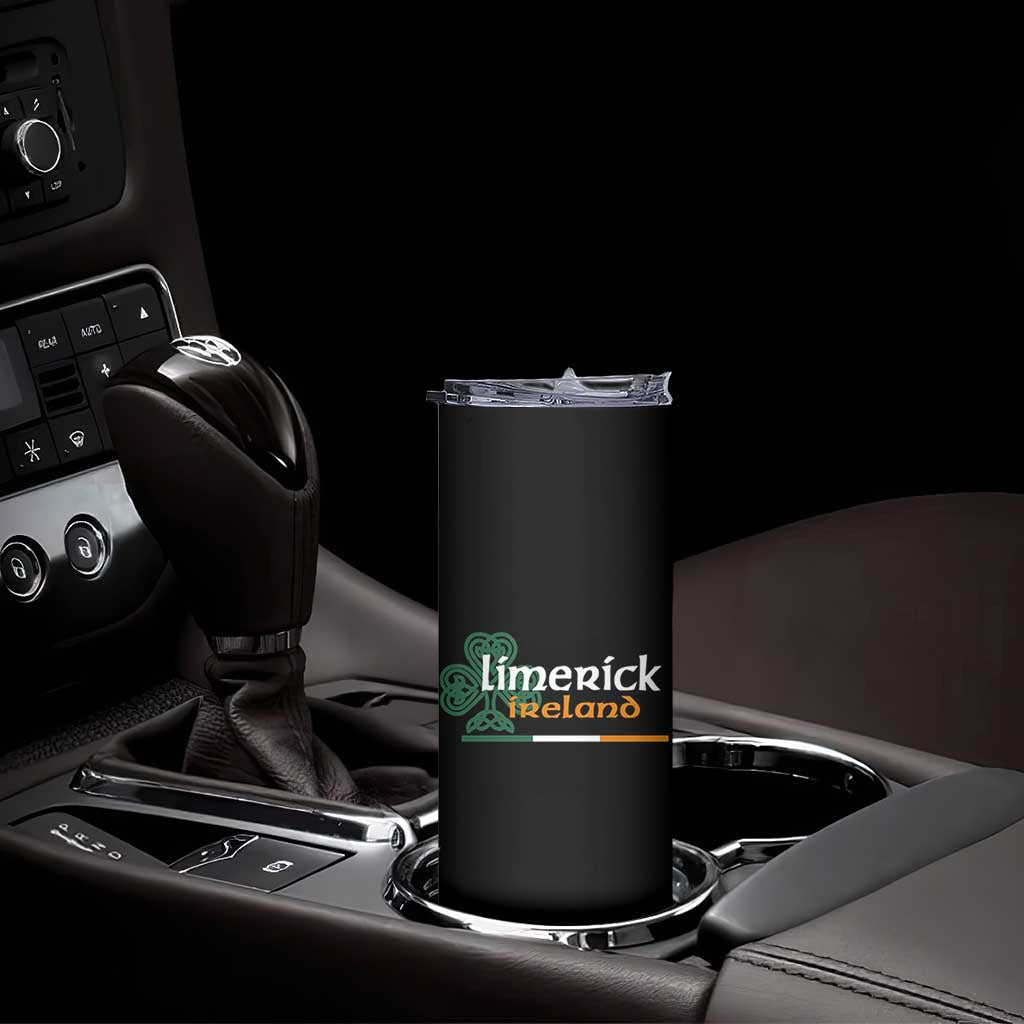 Limerick Ireland Skinny Tumbler Irish City Souvenir St Patricks Day Celtic Shamrock
