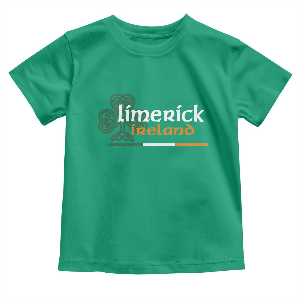 Limerick Ireland Toddler T Shirt Irish City Souvenir St Patricks Day Celtic Shamrock