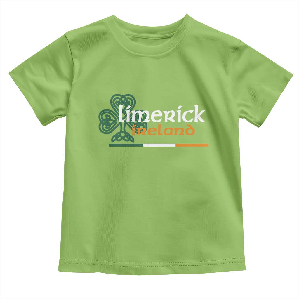 Limerick Ireland Toddler T Shirt Irish City Souvenir St Patricks Day Celtic Shamrock