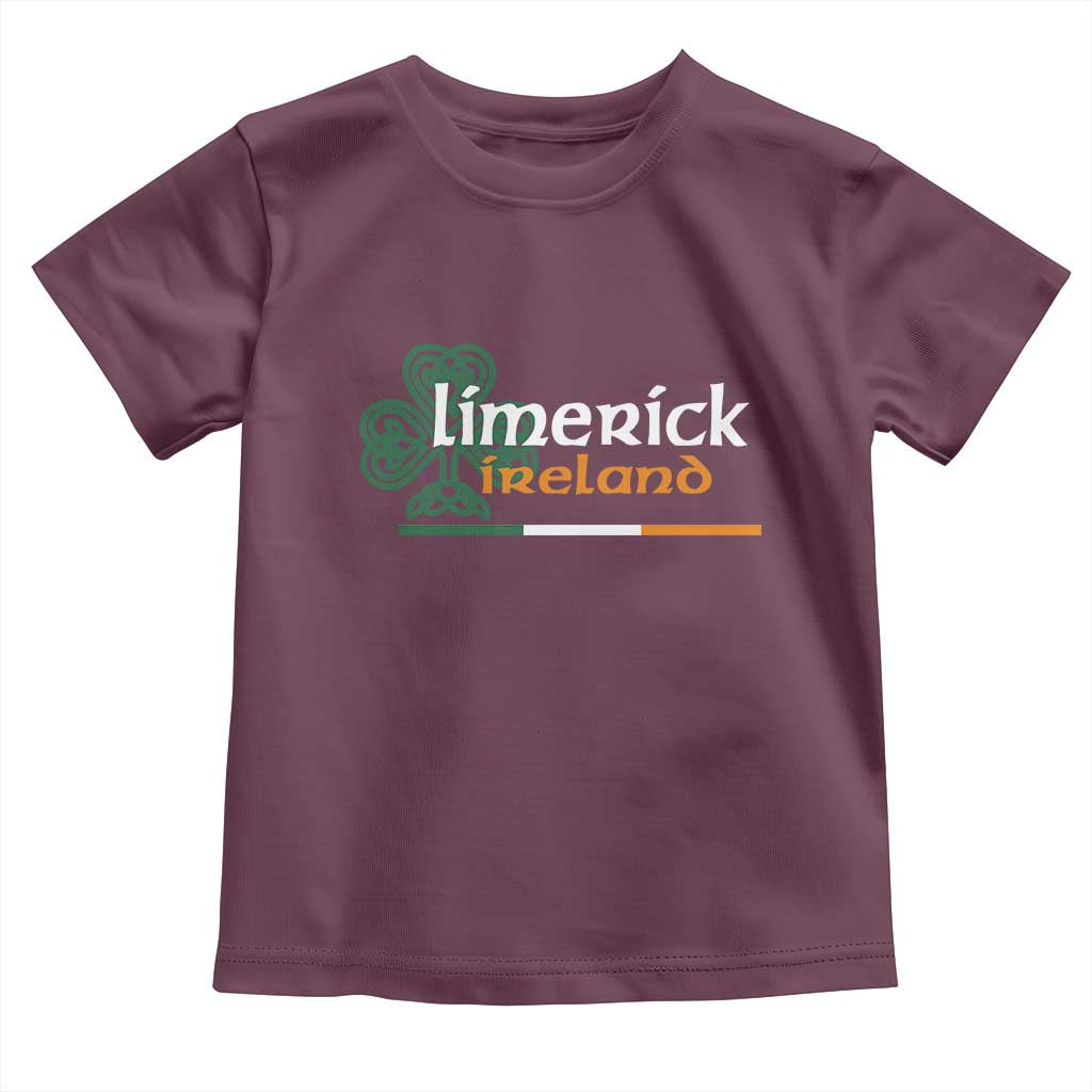 Limerick Ireland Toddler T Shirt Irish City Souvenir St Patricks Day Celtic Shamrock