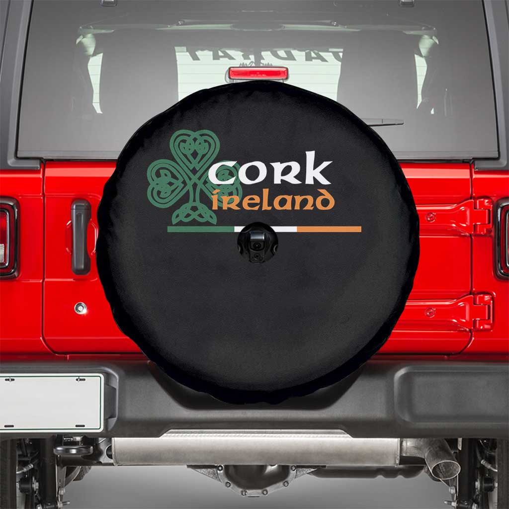 Cork Ireland Spare Tire Cover Irish City Souvenir St Patricks Day Celtic Shamrock