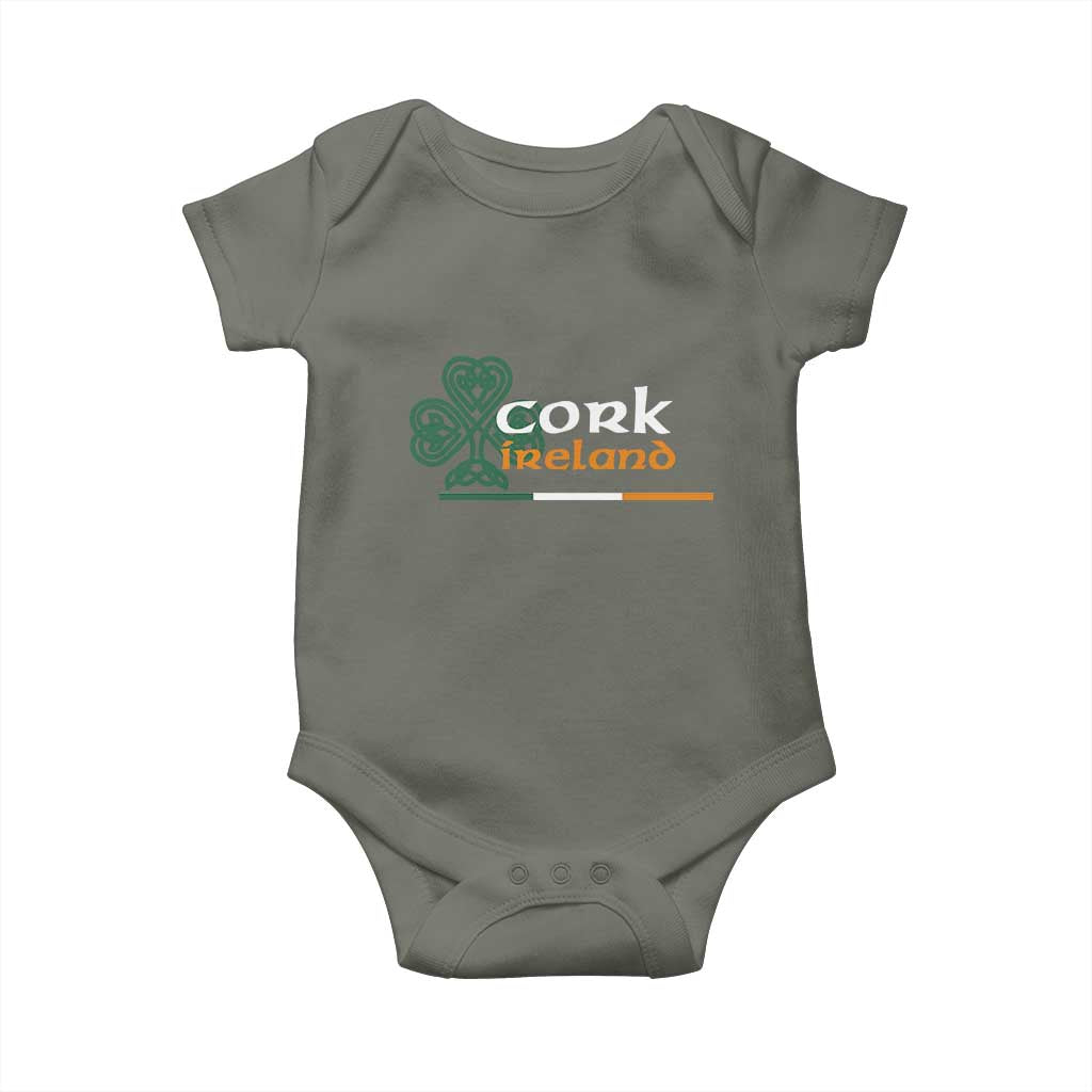 Cork Ireland Baby Onesie Irish City Souvenir St Patricks Day Celtic Shamrock