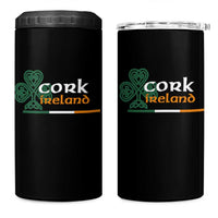 Cork Ireland 4 in 1 Can Cooler Tumbler Irish City Souvenir St Patricks Day Celtic Shamrock