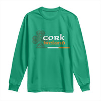 Cork Ireland Long Sleeve Shirt Irish City Souvenir St Patricks Day Celtic Shamrock