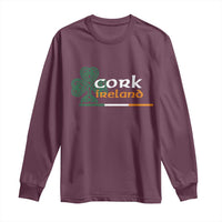 Cork Ireland Long Sleeve Shirt Irish City Souvenir St Patricks Day Celtic Shamrock