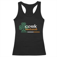 Cork Ireland Racerback Tank Top Irish City Souvenir St Patricks Day Celtic Shamrock