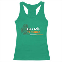 Cork Ireland Racerback Tank Top Irish City Souvenir St Patricks Day Celtic Shamrock
