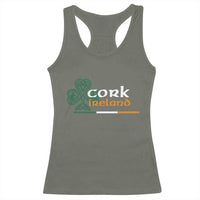 Cork Ireland Racerback Tank Top Irish City Souvenir St Patricks Day Celtic Shamrock