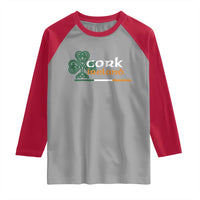 Cork Ireland Raglan Shirt Irish City Souvenir St Patricks Day Celtic Shamrock