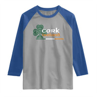 Cork Ireland Raglan Shirt Irish City Souvenir St Patricks Day Celtic Shamrock
