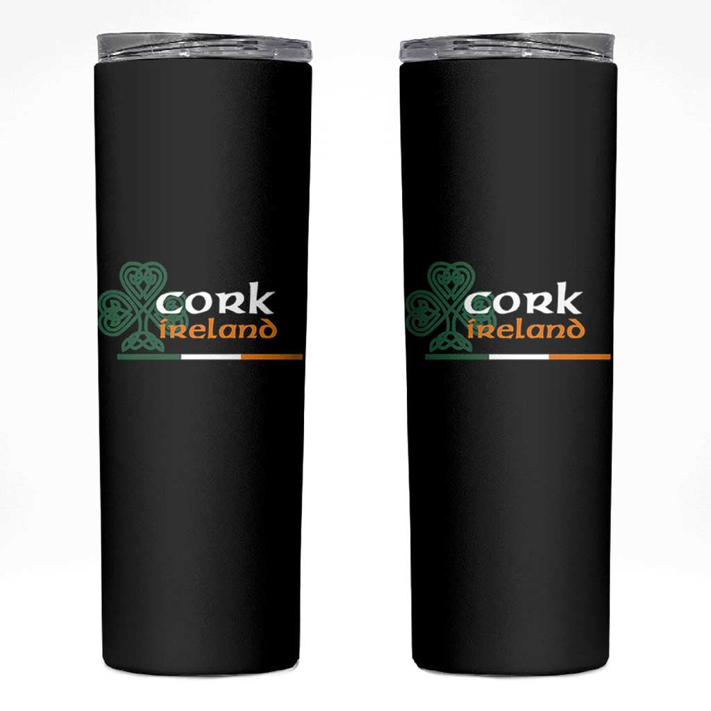 Cork Ireland Skinny Tumbler Irish City Souvenir St Patricks Day Celtic Shamrock