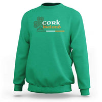 Cork Ireland Sweatshirt Irish City Souvenir St Patricks Day Celtic Shamrock