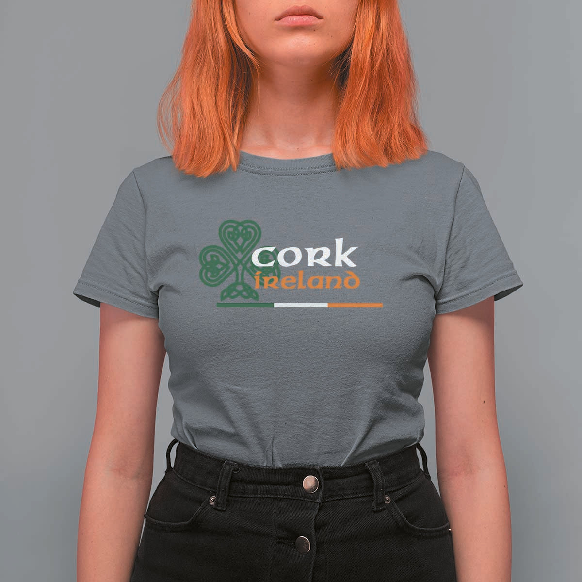 Cork Ireland T Shirt For Women Irish City Souvenir St Patricks Day Celtic Shamrock