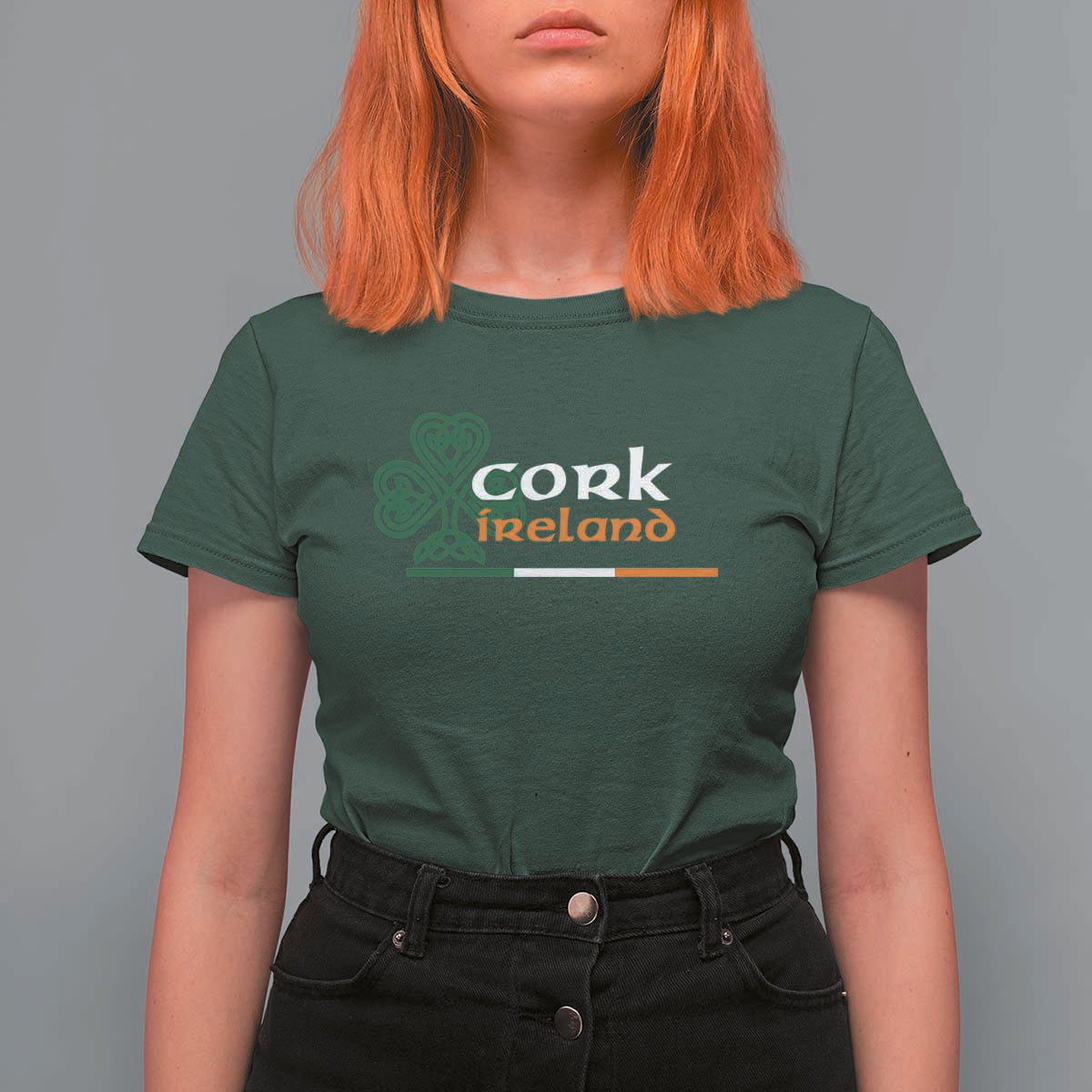Cork Ireland T Shirt For Women Irish City Souvenir St Patricks Day Celtic Shamrock