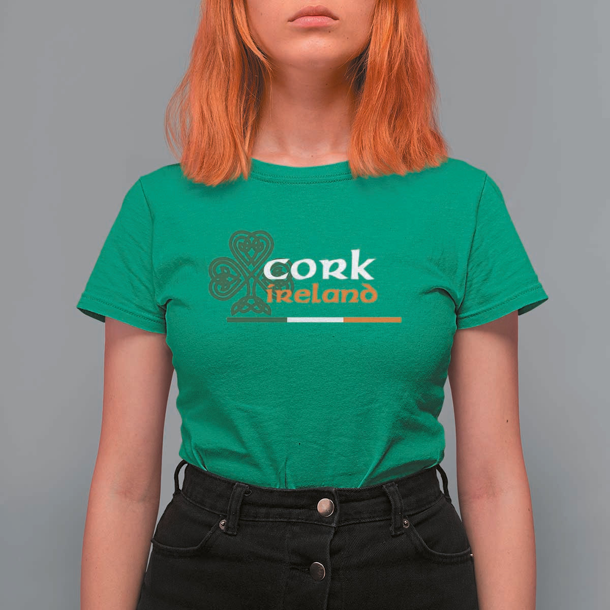 Cork Ireland T Shirt For Women Irish City Souvenir St Patricks Day Celtic Shamrock