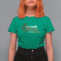 Cork Ireland T Shirt For Women Irish City Souvenir St Patricks Day Celtic Shamrock