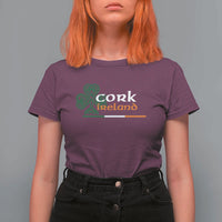 Cork Ireland T Shirt For Women Irish City Souvenir St Patricks Day Celtic Shamrock