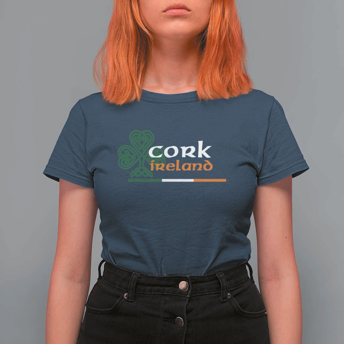 Cork Ireland T Shirt For Women Irish City Souvenir St Patricks Day Celtic Shamrock