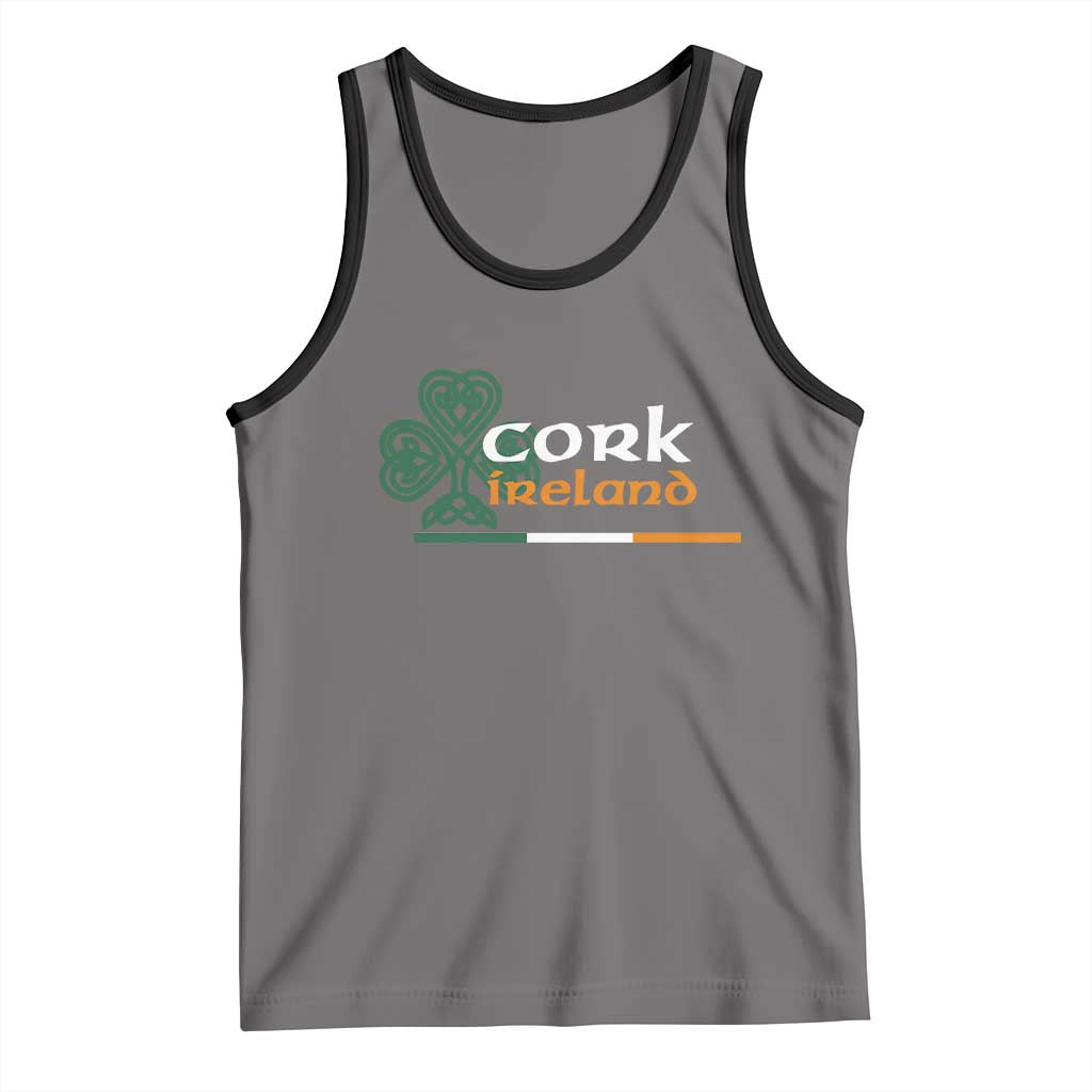 Cork Ireland Tank Top Irish City Souvenir St Patricks Day Celtic Shamrock