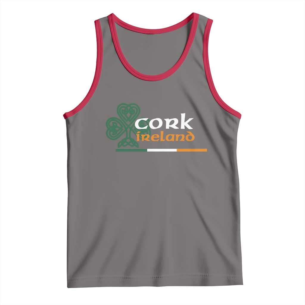 Cork Ireland Tank Top Irish City Souvenir St Patricks Day Celtic Shamrock