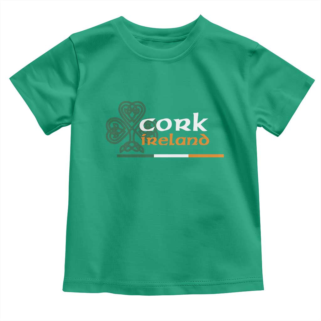 Cork Ireland Toddler T Shirt Irish City Souvenir St Patricks Day Celtic Shamrock