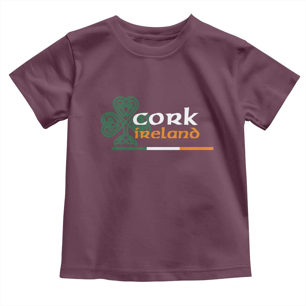 Cork Ireland Toddler T Shirt Irish City Souvenir St Patricks Day Celtic Shamrock