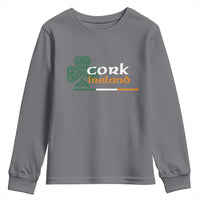 Cork Ireland Youth Sweatshirt Irish City Souvenir St Patricks Day Celtic Shamrock