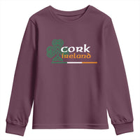 Cork Ireland Youth Sweatshirt Irish City Souvenir St Patricks Day Celtic Shamrock