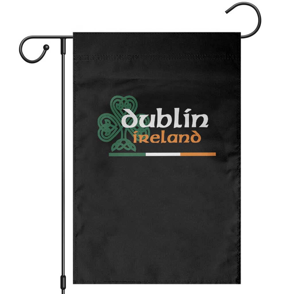 Dublin Ireland Garden Flag Irish City Souvenir St Patricks Day Celtic Shamrock