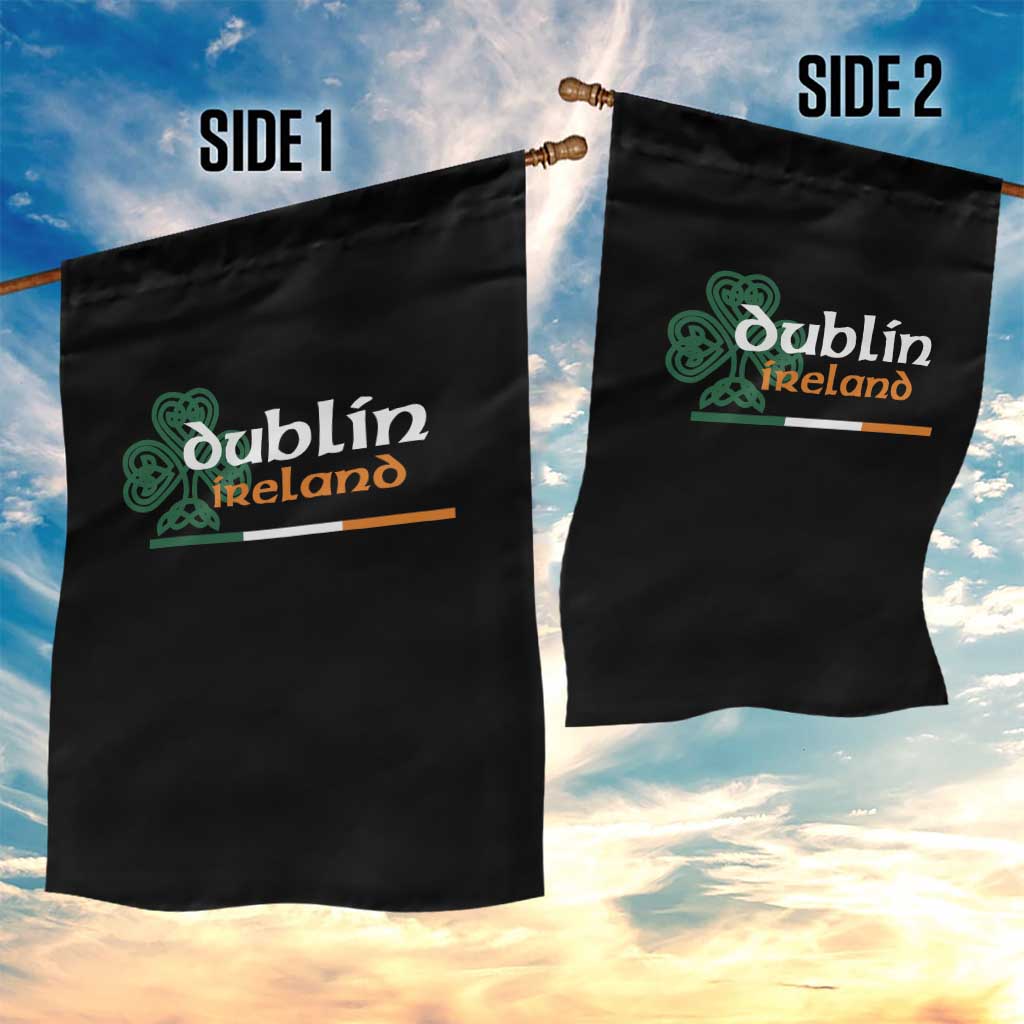 Dublin Ireland Garden Flag Irish City Souvenir St Patricks Day Celtic Shamrock