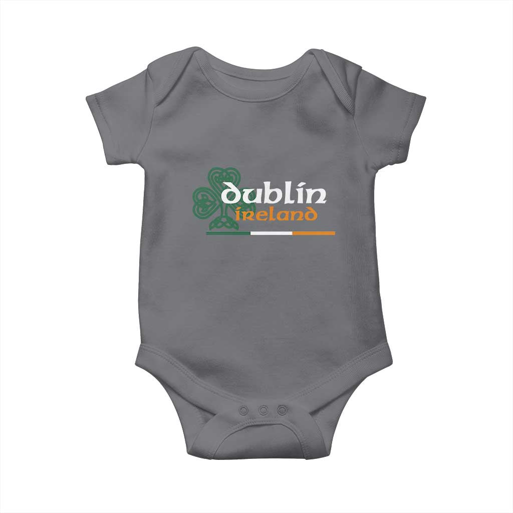 Dublin Ireland Baby Onesie Irish City Souvenir St Patricks Day Celtic Shamrock
