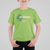 Dublin Ireland T Shirt For Kid Irish City Souvenir St Patricks Day Celtic Shamrock