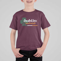 Dublin Ireland T Shirt For Kid Irish City Souvenir St Patricks Day Celtic Shamrock