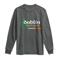 Dublin Ireland Long Sleeve Shirt Irish City Souvenir St Patricks Day Celtic Shamrock
