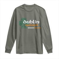 Dublin Ireland Long Sleeve Shirt Irish City Souvenir St Patricks Day Celtic Shamrock