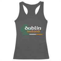 Dublin Ireland Racerback Tank Top Irish City Souvenir St Patricks Day Celtic Shamrock