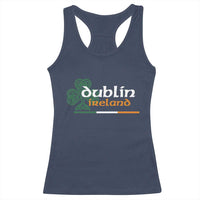 Dublin Ireland Racerback Tank Top Irish City Souvenir St Patricks Day Celtic Shamrock