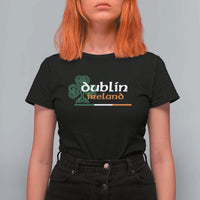 Dublin Ireland T Shirt For Women Irish City Souvenir St Patricks Day Celtic Shamrock