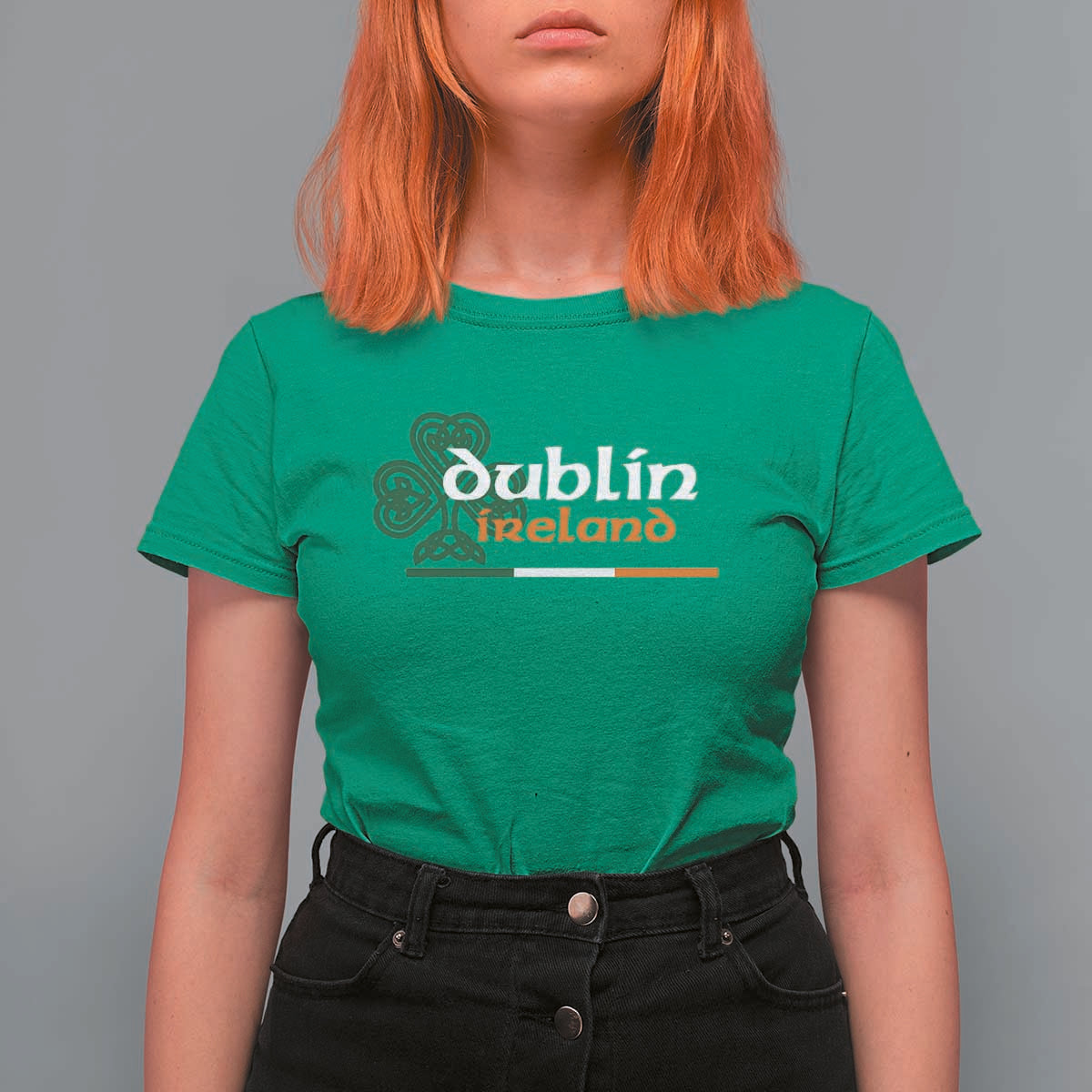 Dublin Ireland T Shirt For Women Irish City Souvenir St Patricks Day Celtic Shamrock