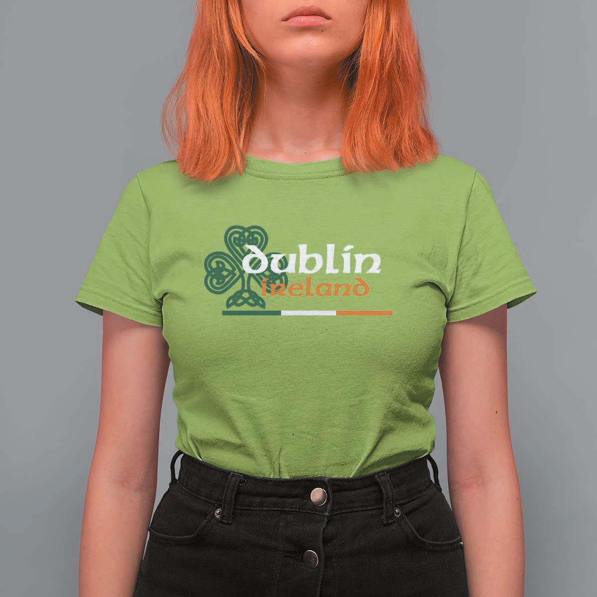 Dublin Ireland T Shirt For Women Irish City Souvenir St Patricks Day Celtic Shamrock