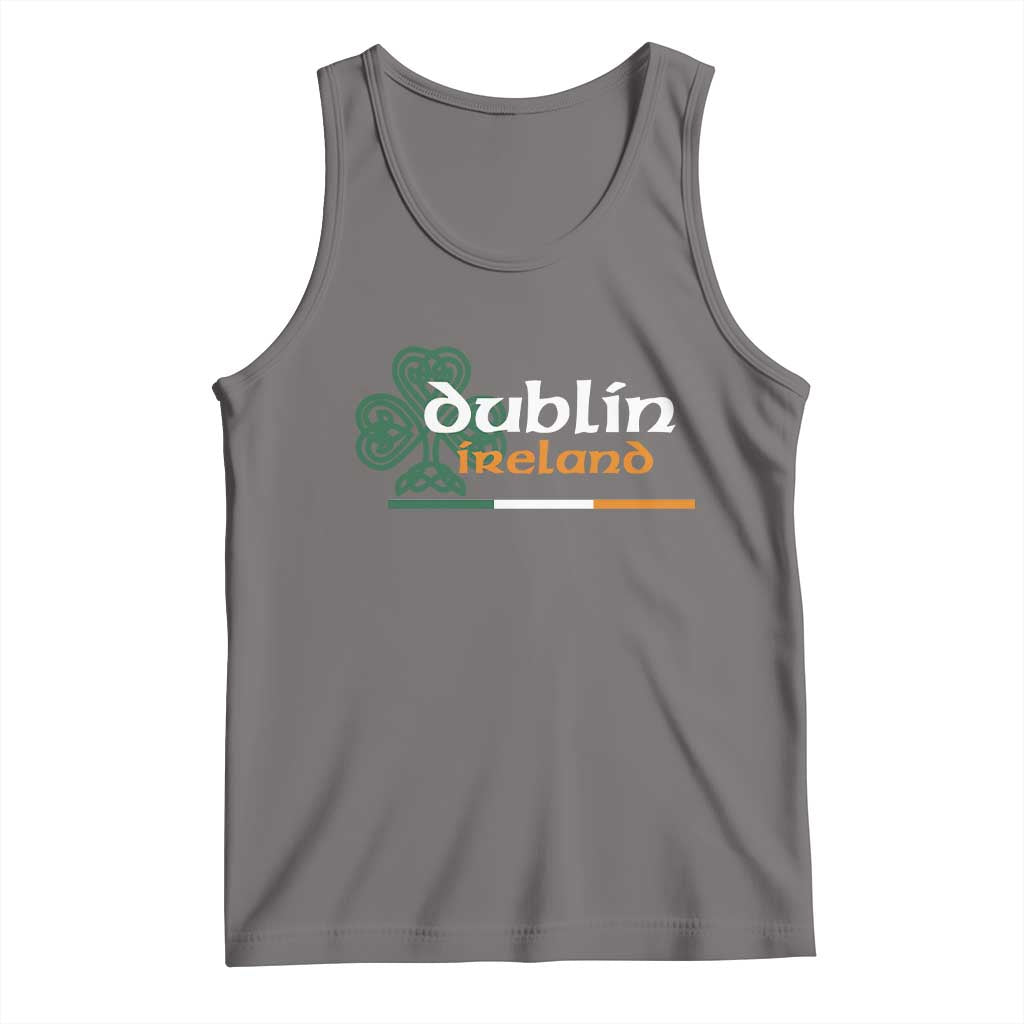 Dublin Ireland Tank Top Irish City Souvenir St Patricks Day Celtic Shamrock