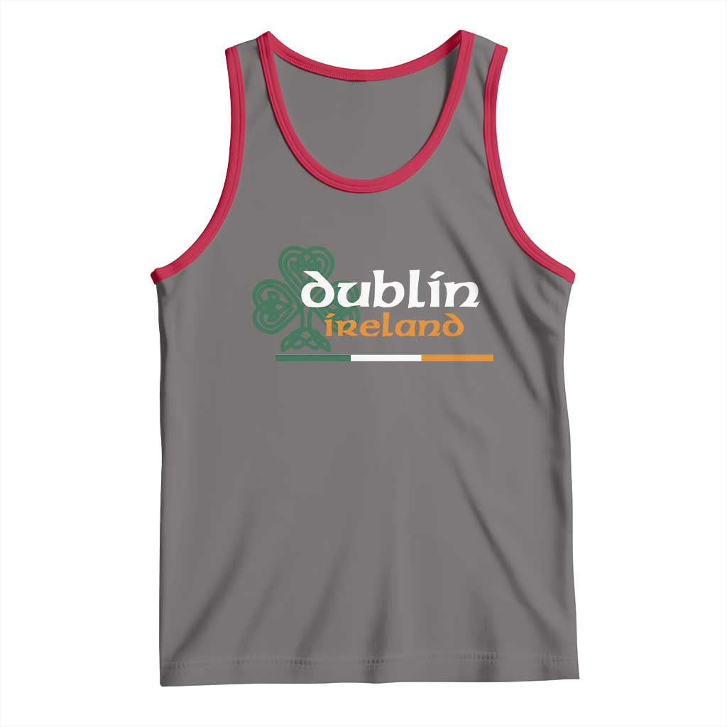 Dublin Ireland Tank Top Irish City Souvenir St Patricks Day Celtic Shamrock