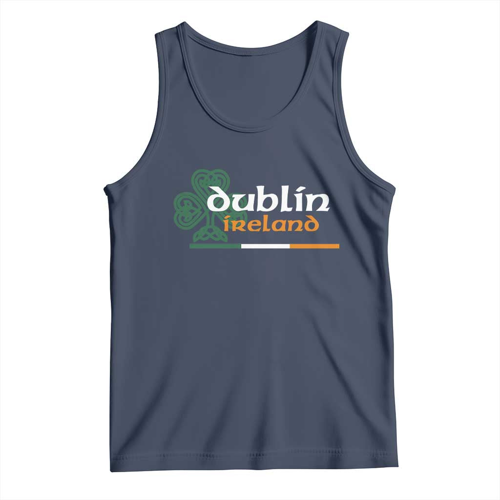 Dublin Ireland Tank Top Irish City Souvenir St Patricks Day Celtic Shamrock
