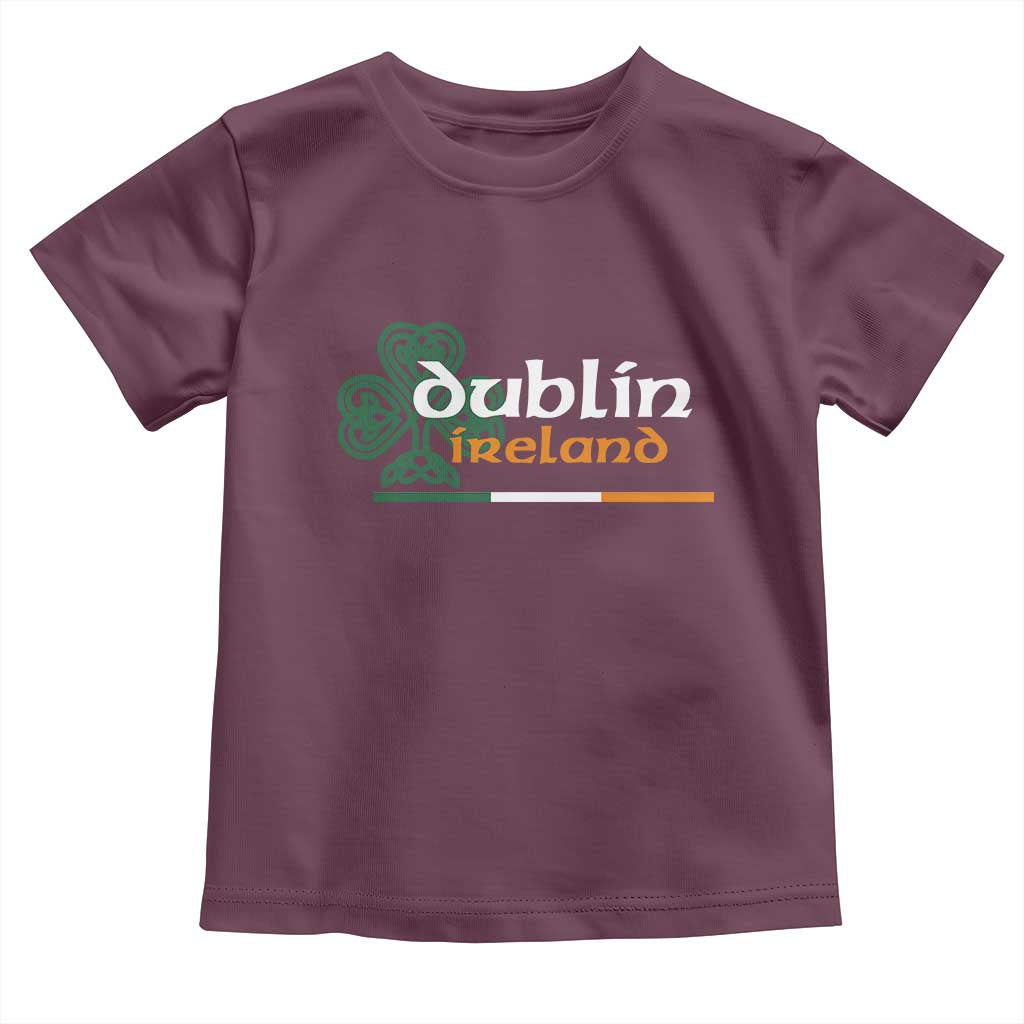Dublin Ireland Toddler T Shirt Irish City Souvenir St Patricks Day Celtic Shamrock