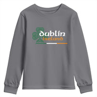 Dublin Ireland Youth Sweatshirt Irish City Souvenir St Patricks Day Celtic Shamrock