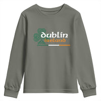 Dublin Ireland Youth Sweatshirt Irish City Souvenir St Patricks Day Celtic Shamrock